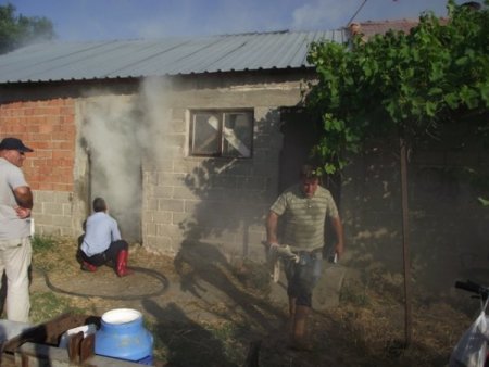 Ayvalık Burhaniye'de Yangın