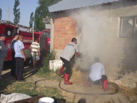 Ayvalık Burhaniye'de Yangın