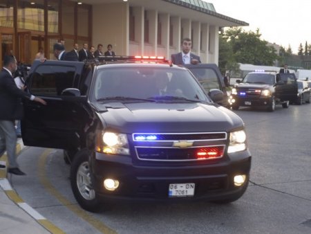 Azerbaycan Cumhurbaşkanı İlham Aliev İstanbul'a Geldi