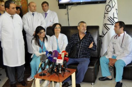 Azerbaycan'da ilk defa yapay kalp nakli yapıldı
