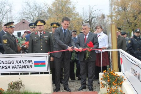 Azerbaycan’ın Guba şehrinde Türk Şehitliği açıldı