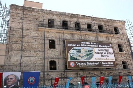 Azmi Milli Fabrikası'nın restorasyonu başladı