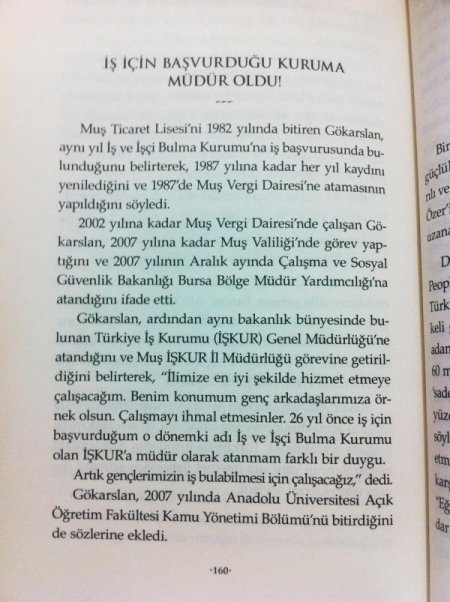 Azmiyle müdür müdür oldu, başarısıyla kitaba girdi