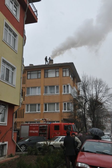 Baca yangını korkuttu