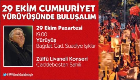 Bağdat Caddesi Cumhuriyet yürüyüşüne hazır