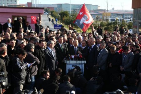 Bahçeli'nin Başbuğ ziyaretinden objektiflere yansıyanlar