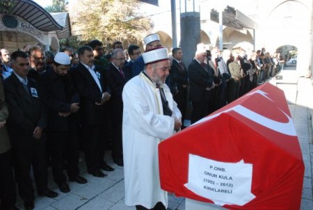 Bakan Eroğlu, Lüleburgaz'da cenaze törenine katıldı