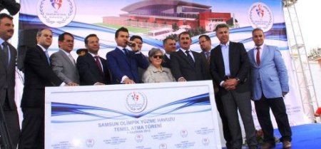 Bakan Kılıç, Samsun Olimpik Yüzme Havuzu Projesi’nin temelini attı