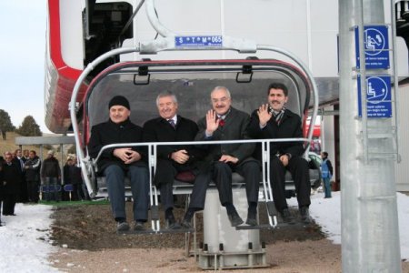 Bakan Yıldırım, gondol ve telesiyej sistemlerini test etti