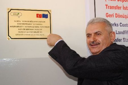 Bakan Yıldırım, Kütahya Katı Atık Tesislerini Açtı