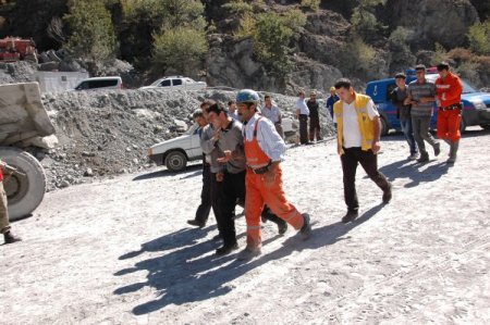 Bakır madeninde göçük: 1 ölü, 1 yaralı