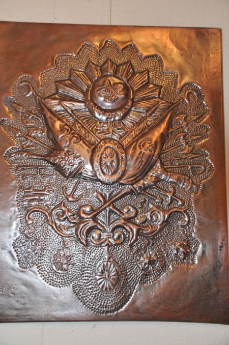 Bakırcı kadınlar işledikleri motifleri sergiledi