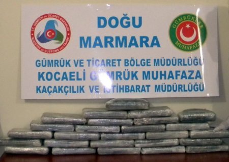 Balık kokulu 5 milyon lira değerinde kokain ele geçirildi