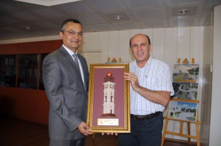 Balıkesir Emniyet Müdürü Aydın, Belediye Başkanı Ok`a veda ziyaretinde bulundu