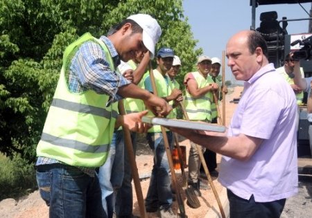 Balıkesir'de asfalt sezonu dualarla açıldı
