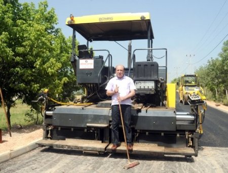 Balıkesir'de asfalt sezonu dualarla açıldı
