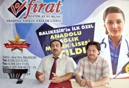 Balıkesir'in ilk özel sağlık meslek lisesi Özel Fırat bünyesinde açıldı