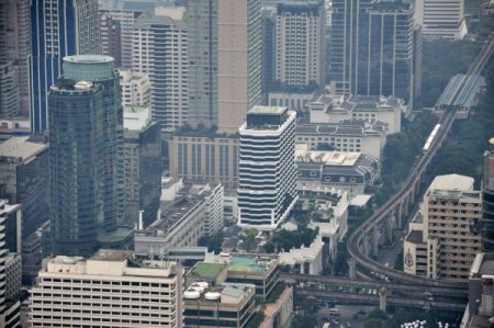 Bangkok,‏ gökdelenden böyle görünüyor