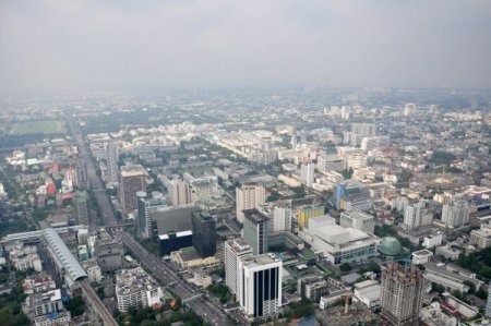 Bangkok,‏ gökdelenden böyle görünüyor