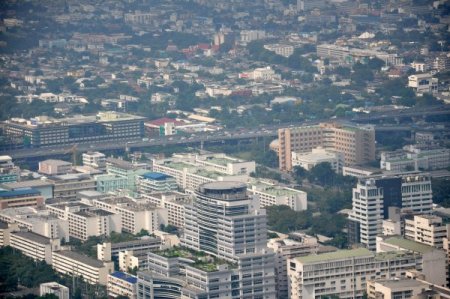 Bangkok,‏ gökdelenden böyle görünüyor