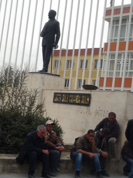 Barış süreci Atatürk Anıtı'ndaki sözlere de yansıdı