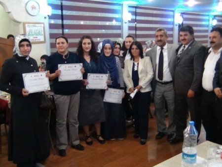 Başarılı kursiyerlere sertifikaları verildi