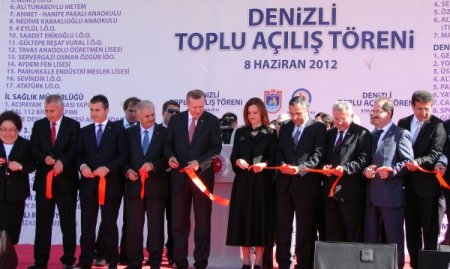 Başbakan Erdoğan, Denizli'de 51 Tesisin Toplu Açılışını Yaptı