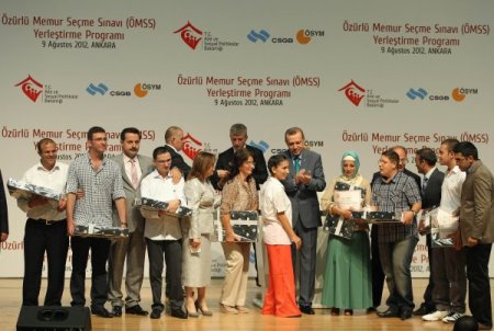 Başbakan Erdoğan, Özürlü Memur Kurasını Çekti