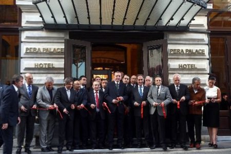 Başbakan Erdoğan, Restorasyonu Tamamlanan Tarihi Pera Palas Oteli'nin Açılışını Yaptı