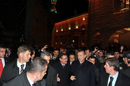 Başbakan Erdoğan Mevlit Kandili’ni Hacı Bayram’da Kutladı (2)