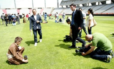 Basın, olimpiyat çocuklarına yoğun ilgi gösterdi