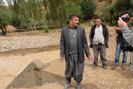 Başkale'de sel felaketi