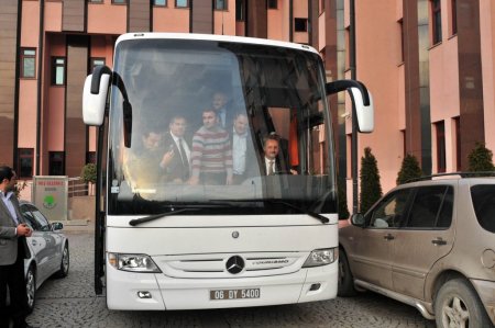 Başkan Akgül, yeni otobüsü test etti
