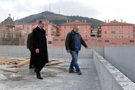 Başkan Akgül yatırımları denetliyor