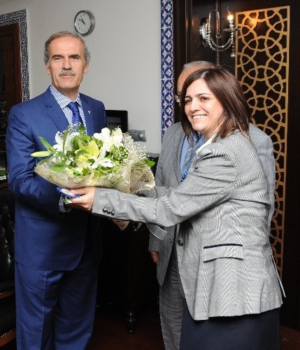 Başkan Altepe, Tapu ve kadastro yöneticilerini ağırladı