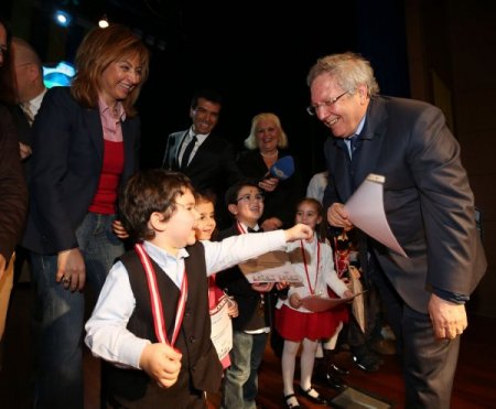 Başkan Aziz Yıldırım karne töreninde ‘Adalet ve hürriyet’ temennisinde bulundu