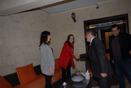 Başkan Çelikcan ‘Dila Hanım' dizisinin setini ziyaret etti