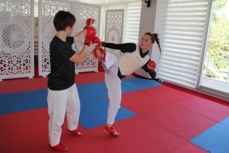 Başkan Delihasan'dan Japonlar’a karate dersi
