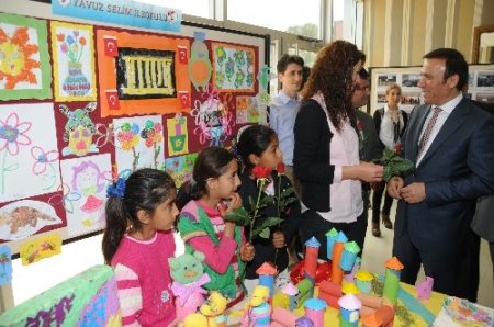 Başkan Genç'ten engelli çocuklara gül
