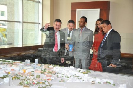 Başkan Gökçek, Etyopya Heyetine Proje Alanlarını Gezdirdi