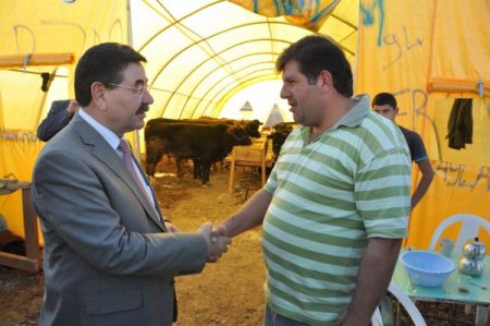 Başkan Odabaşı kurban alanını denetledi