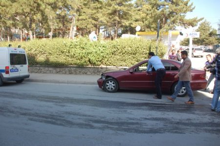 Başkan Sayın, kaza geçirdi