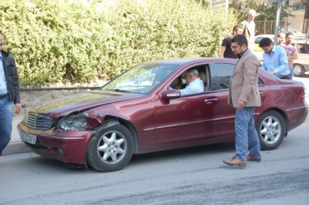 Başkan Sayın, kaza geçirdi