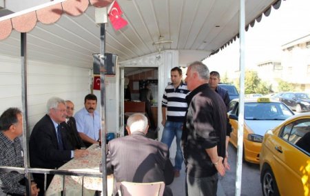 Başkan Tanık, taksicilerin sorunlarını dinledi