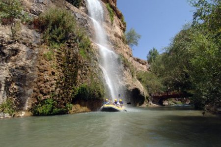 Başkanların rafting heyecanı