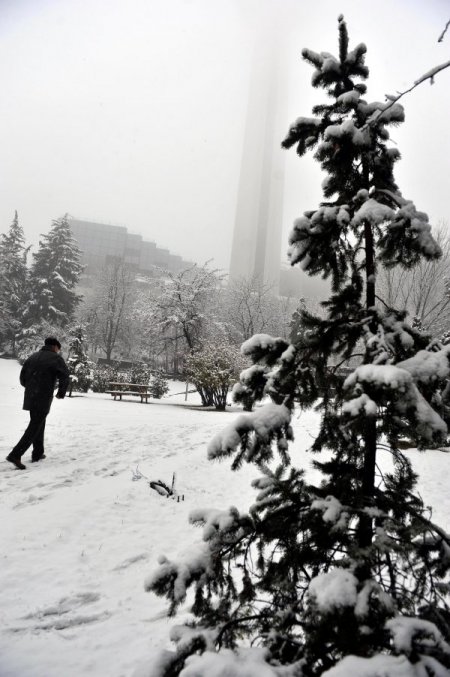 Başkent, Yeni Yılın İlk Gününde Beyaza Büründü
