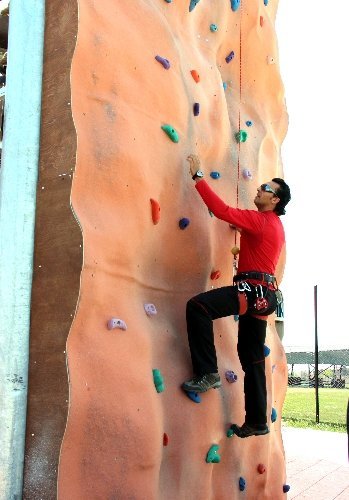 Başkent'in ortasında doğa sporları keyfi