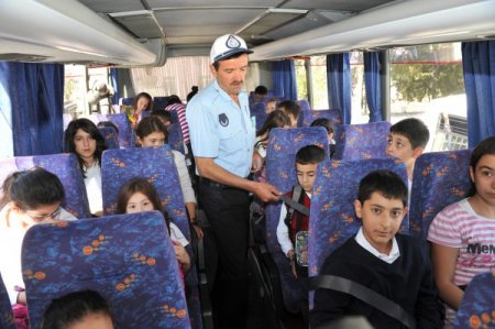 Başkent'te okul servis araçlarına sıkı denetim