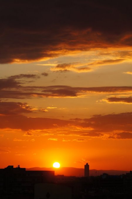 Başkent'te Seyirlik Gün Batımı