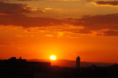 Başkent'te Seyirlik Gün Batımı